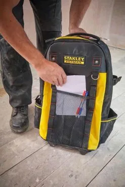 STANLEY - Sac à Dos Porte-Outils Avec Roulettes Et Poignée Télescopique 27 STANLEY - Sac à Dos Porte-Outils Avec Roulettes Et Poignée Télescopique -Outils Maison Magasin 1 79 215 Stanley fatmax sac de chantier