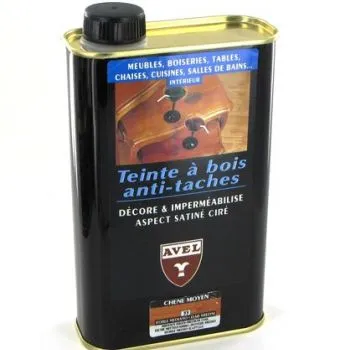 AVEL - Teinte à Bois Anti-taches Décore Et Imperméabilise Aspect Satiné Ciré 500 Ml (Chêne Clair) 3 AVEL - Teinte à Bois Anti-taches Décore Et Imperméabilise Aspect Satiné Ciré 500 Ml (Chêne Clair)