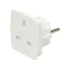 SILVERLINE - Adaptateur Prise électrique UK - UE - 230 V 1 SILVERLINE - Adaptateur Prise électrique UK - UE - 230 V -Outils Maison Magasin Adaptateur Prise electrique UK UE 230 V