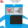 LEMAN - 4 FEUILLES TOILE EMERI 230X280 GR 40/60/100/150 -Outils Maison Magasin Capture 30