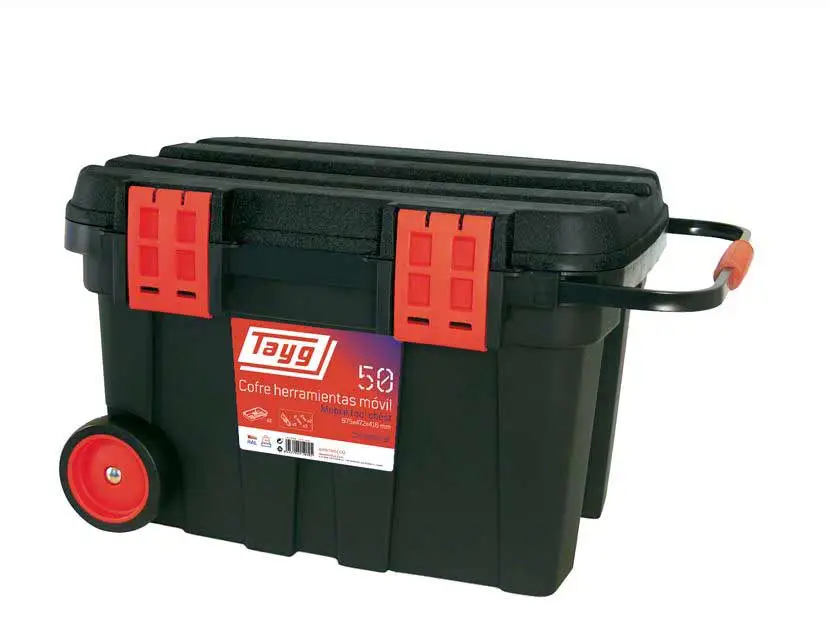 TAYG - Coffre De Chantier Roulant XL (775 X 472 X 493 Mm) 4 TAYG - Coffre De Chantier Roulant XL (775 X 472 X 493 Mm) – Image 2