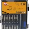 LEMAN - Coffret Tournevis + Embouts De Precision 32 Pcs -Outils Maison Magasin Coffret Tournevis Embouts de precision 32 Pcs 56132