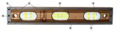 Crick Tool Crick - Niveau à Bulle De Précision En Bois - 60 Ou 122 Cm -Outils Maison Magasin Crick Niveaux en bois en 60 ou 122 cm MESU24010 6