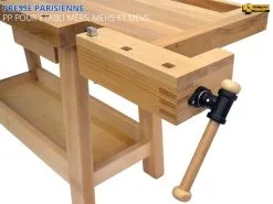 ETABLIS FRANCOIS - MEH Etablis D'ébéniste Avec Presse Avant Horizontale PH28 -Outils Maison Magasin ETABLIS FRANCOIS MEH Etablis d ebeniste avec presse avan 4