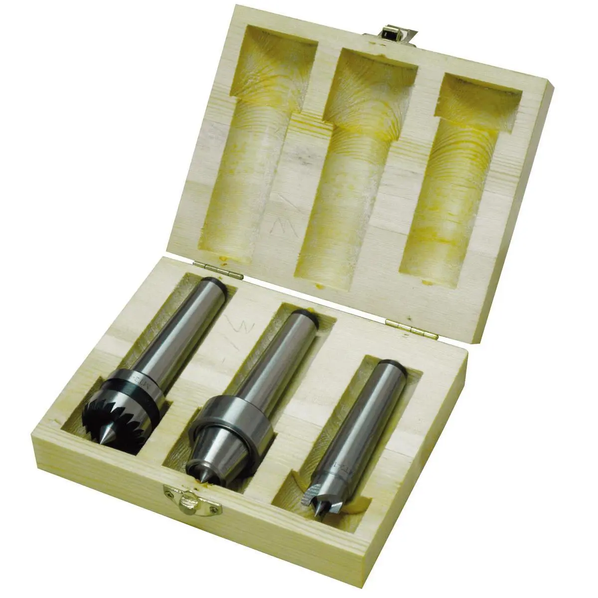 HOLZMANN - MS3TLG - Coffret De 3 Pointes De Tournage CM2 - 2 Griffes Et 1 Contre-pointe 4 HOLZMANN - MS3TLG - Coffret De 3 Pointes De Tournage CM2 - 2 Griffes Et 1 Contre-pointe – Image 2