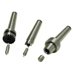 HOLZMANN - MS3TLG - Coffret De 3 Pointes De Tournage CM2 - 2 Griffes Et 1 Contre-pointe