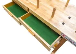 HOLZMANN - WB162L - Établi Bois Massif - 1640 Mm - 4 Tiroirs - Charge 150 Kg 5 HOLZMANN - WB162L - Établi Bois Massif - 1640 Mm - 4 Tiroirs - Charge 150 Kg -Outils Maison Magasin HOLZMANN WB162L etabli Bois massif 1640 mm 4 Tiroirs Cha 1