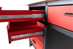 HOLZMANN - WT1700 Etabli Métallique De Travail 1700 Mm Avec Rangements 6 Tiroirs Et 1 Armoire 11 HOLZMANN - WT1700 Etabli Métallique De Travail 1700 Mm Avec Rangements 6 Tiroirs Et 1 Armoire -Outils Maison Magasin HOLZMANN WT1700 Etabli de travail avec rangements 3