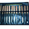 HOLZPROFI - Assortiement De 12 Outils De Sculpture -Outils Maison Magasin HOLZPROFI Assortiement de 12 outils de sculpture SWS L