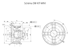 HOLZPROFI - DW-KIT-MINI Coffret Mandrin 4 Mors ø 70 Mm + Bague 1" X 8 TPI à M33 X 3,5 Mm -Outils Maison Magasin HOLZPROFI Coffret mandrin o70mm DW KIT MINI 1