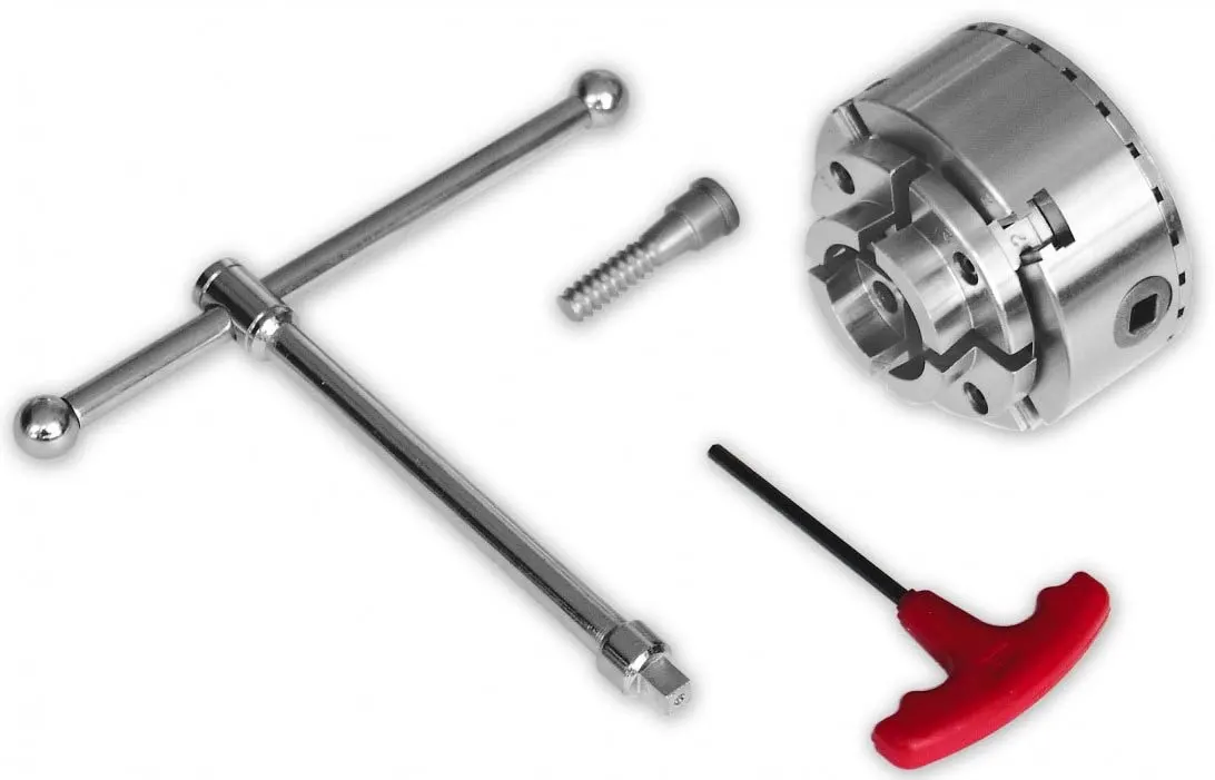 HOLZPROFI - DW-MAN96 - Mandrin 4 Mors Ø96 Mm Avec Queue De Cochon 3 HOLZPROFI - DW-MAN96 - Mandrin 4 Mors Ø96 Mm Avec Queue De Cochon