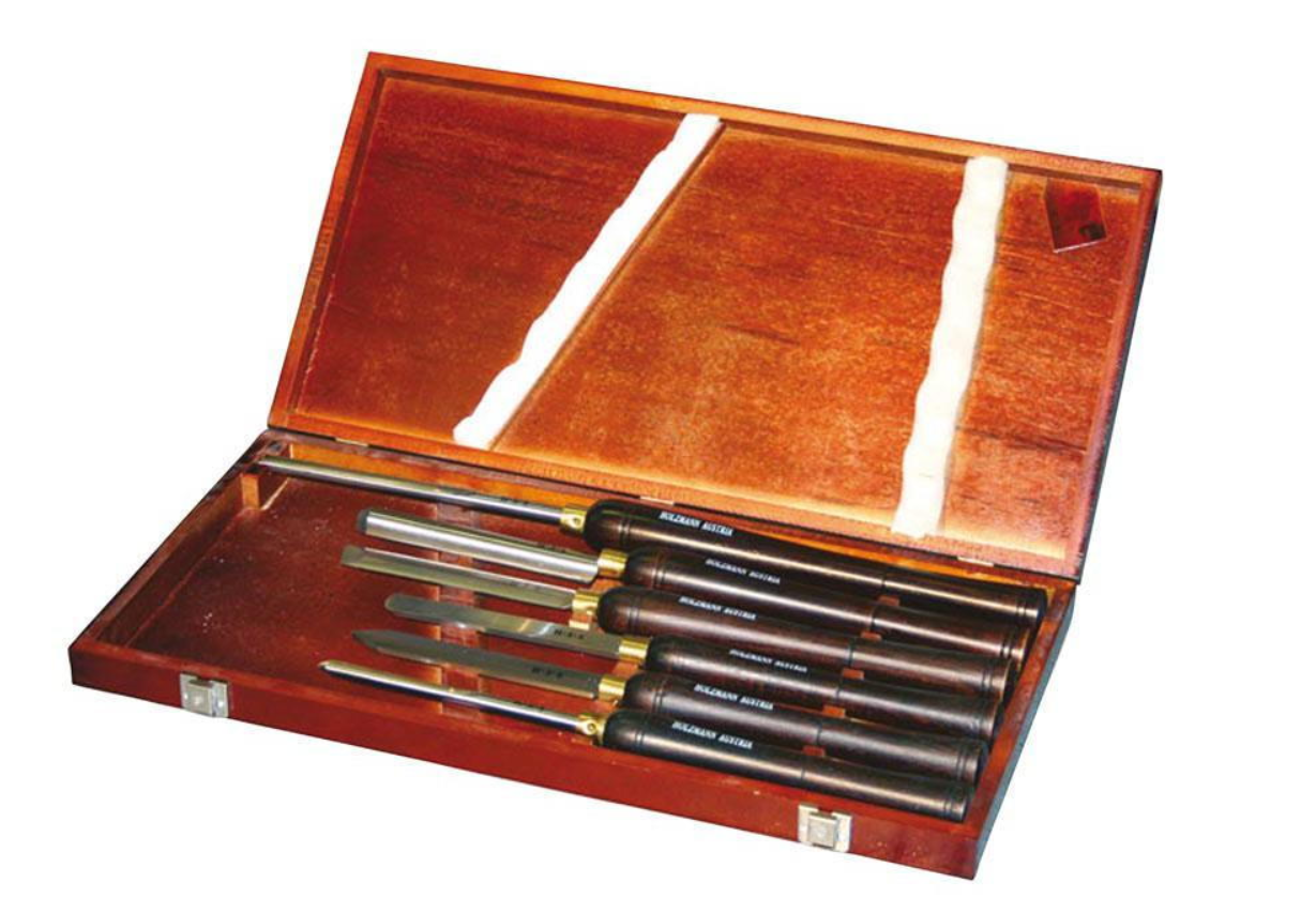 HOLZMANN - H6TLG - Coffret De 6 Outils De Tournage HSS 3 HOLZMANN - H6TLG - Coffret De 6 Outils De Tournage HSS