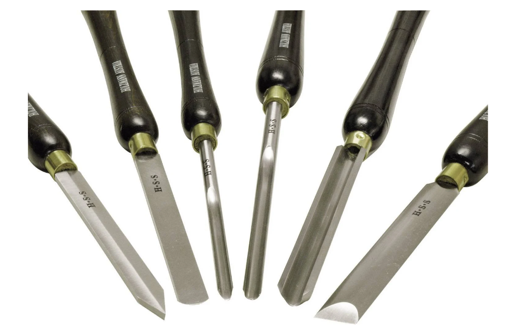 HOLZMANN - H6TLG - Coffret De 6 Outils De Tournage HSS 4 HOLZMANN - H6TLG - Coffret De 6 Outils De Tournage HSS – Image 2