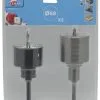 LEMAN - Lot De 2 Trépans SDS+ Dia 68 "pour Boitier électrique" -Outils Maison Magasin Lot de 2 trpans SDS Dia 68 pour boitier lectrique 23864