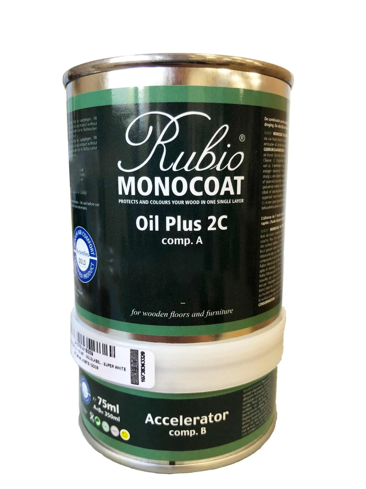 RUBIO MONOCOAT Oil + 2C Set - Intérieur - COULEURS (Pigmentée) Huile Bois Monocouche Ecologique & Accélérateur 4 RUBIO MONOCOAT Oil + 2C Set - Intérieur - COULEURS (Pigmentée) Huile Bois Monocouche Ecologique & Accélérateur – Image 2