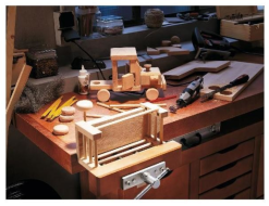 OUTIFRANCE - 0013115 Etabli Bois à Caisson 1500x500 Mm - 2 Portes / 4 Tiroirs 5 OUTIFRANCE - 0013115 Etabli Bois à Caisson 1500x500 Mm - 2 Portes / 4 Tiroirs -Outils Maison Magasin Outifrance 0013115 Etabli bois d atelier a caissons 1500