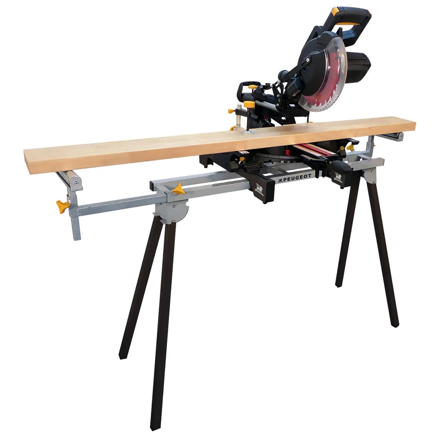 PEUGEOT - EnergyStand-189R Support De Scie Universel Hauteur 880 Mm, Largeur 1000 Mm, Système Pliant 5 PEUGEOT - EnergyStand-189R Support De Scie Universel Hauteur 880 Mm, Largeur 1000 Mm, Système Pliant – Image 3