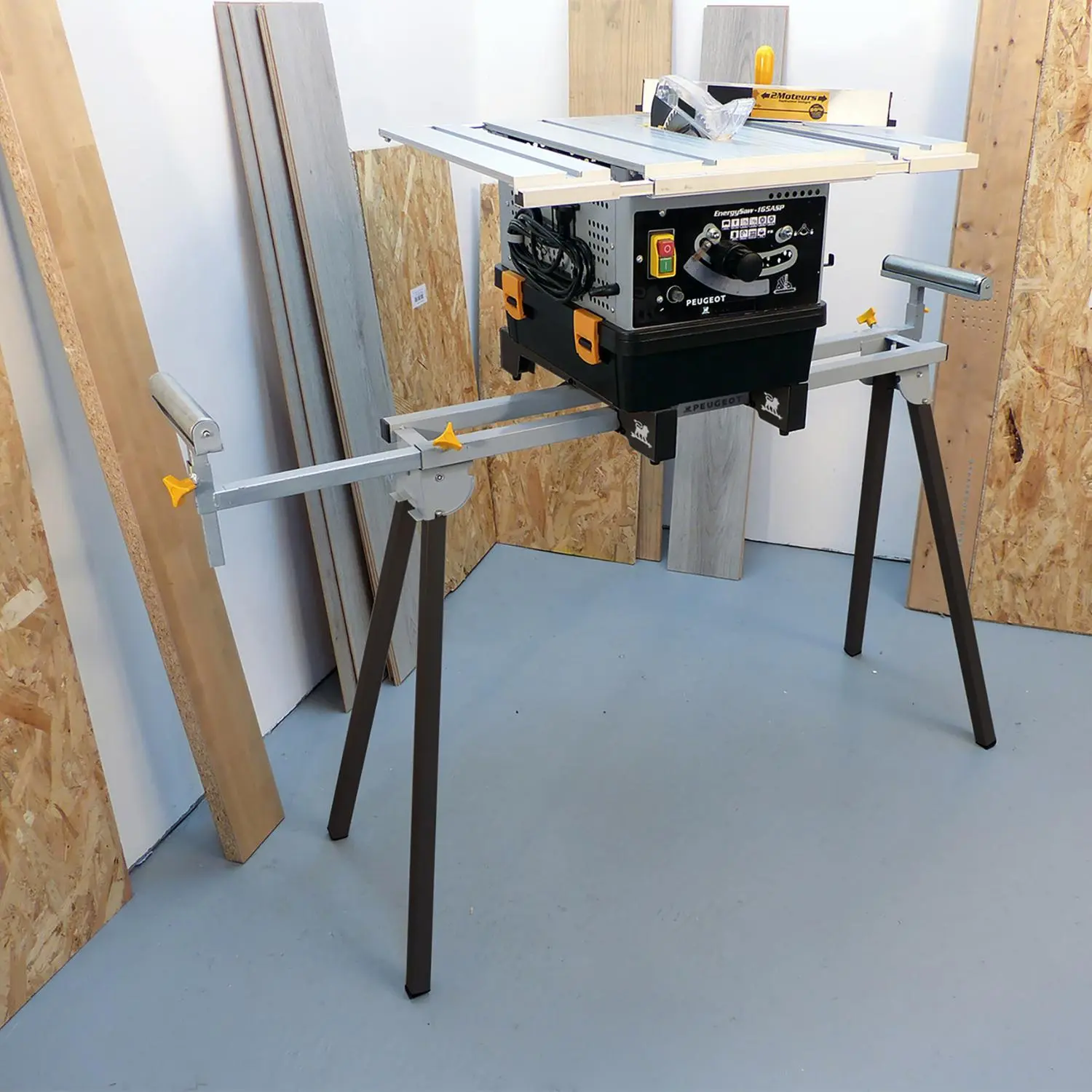 PEUGEOT - EnergyStand-189R Support De Scie Universel Hauteur 880 Mm, Largeur 1000 Mm, Système Pliant 8 PEUGEOT - EnergyStand-189R Support De Scie Universel Hauteur 880 Mm, Largeur 1000 Mm, Système Pliant – Image 6