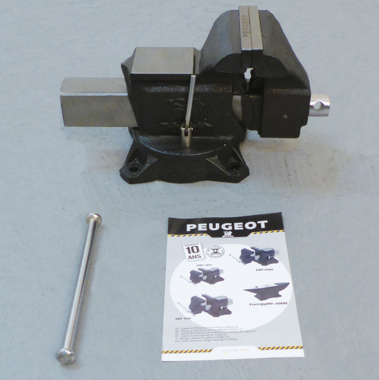 PEUGEOT - EBT125 Etau D'établi Pivotant 125 Mm 9 PEUGEOT - EBT125 Etau D'établi Pivotant 125 Mm – Image 7