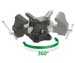 PEUGEOT - EBT200 Etau D'établi Pivotant En Fonte GS Et Acier 200 Mm 9 PEUGEOT - EBT200 Etau D'établi Pivotant En Fonte GS Et Acier 200 Mm -Outils Maison Magasin PEUGEOT Etau d etabli pivotant EBT 200 100715