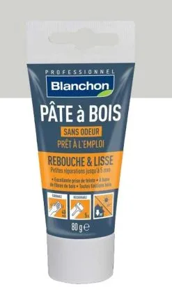 BLANCHON - Pâte à Bois - Rebouchage & Lissage - 80g - 250g - 500g - Différentes Teintes 27 BLANCHON - Pâte à Bois - Rebouchage & Lissage - 80g - 250g - 500g - Différentes Teintes -Outils Maison Magasin Pate a bois Blanchon teinte chene blanchi