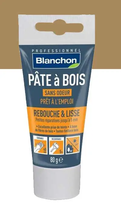 BLANCHON - Pâte à Bois - Rebouchage & Lissage - 80g - 250g - 500g - Différentes Teintes 8 BLANCHON - Pâte à Bois - Rebouchage & Lissage - 80g - 250g - 500g - Différentes Teintes – Image 6
