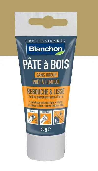 BLANCHON - Pâte à Bois - Rebouchage & Lissage - 80g - 250g - 500g - Différentes Teintes 13 BLANCHON - Pâte à Bois - Rebouchage & Lissage - 80g - 250g - 500g - Différentes Teintes – Image 11