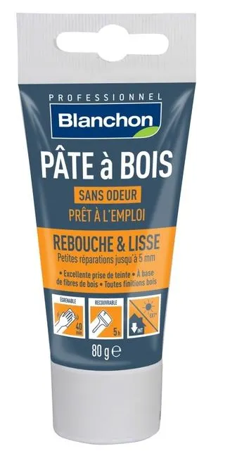 BLANCHON - Pâte à Bois - Rebouchage & Lissage - 80g - 250g - 500g - Différentes Teintes 5 BLANCHON - Pâte à Bois - Rebouchage & Lissage - 80g - 250g - 500g - Différentes Teintes – Image 3