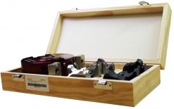 HOLZMANN - UNISET60 - Porte-outil Universel Pour Toupie Alésage 30 - Hauteur 60 + 6 Fers Et Contre-fers -Outils Maison Magasin Porte outil 2