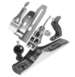 STANLEY - Rabots D'établi Bailey -Outils Maison Magasin Reglage de la lumiere et contre fer ameliorant l evacuat