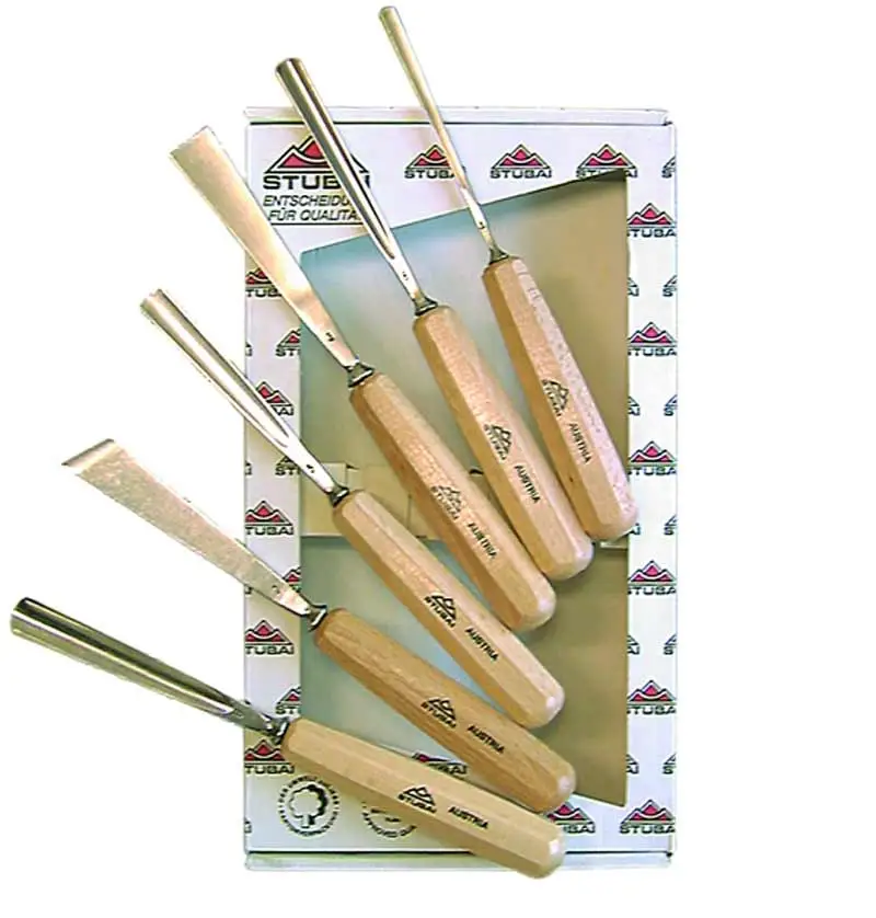 STUBAI - Coffret De Couteaux à Sculpter - 6 Pièces 2 STUBAI - Coffret De Couteaux à Sculpter - 6 Pièces