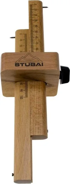 STUBAI - Trusquin Double 220 Mm En Bois Avec Graduation 150 Mm -Outils Maison Magasin STUBAI Trusquin en Bois 150 mm STUB345501 1