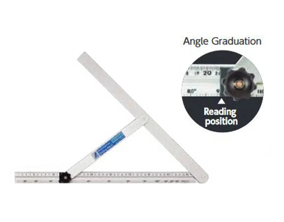 SHINWA - Fausse équerre Coulissante Aluminium - 300, 450 Ou 600 Mm 4 SHINWA - Fausse équerre Coulissante Aluminium - 300, 450 Ou 600 Mm – Image 2