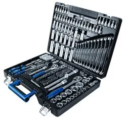 SCHEPPACH - TB217 - Valise à Outils - 217 Outils En Acier Chrome Vanadium