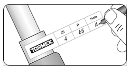 TORMEK - PL-01 Set D'Étiquettes De Profil 4 TORMEK - PL-01 Set D'Étiquettes De Profil – Image 2