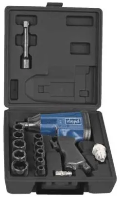 SCHEPPACH - Visseuse à Choc Pneumatique Avec Outils Et Mallette - Rotation Droite Et Gauche -Outils Maison Magasin Visseuse a Choc Pneumatique 7906100717 Scheppach