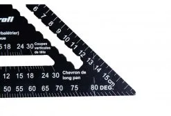 HOLZPROFI - ZU-EDC - Equerre De Charpentier -Outils Maison Magasin ZU EDC Equerre