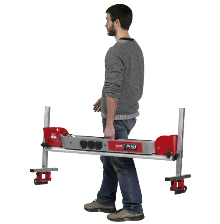 FEMI - 360 MULTY - Établi Universel Pliable En Aluminium - Poids Maximum De Charge : 120kg - 3 Hauteurs / 3 Branchements 4 FEMI - 360 MULTY - Établi Universel Pliable En Aluminium - Poids Maximum De Charge : 120kg - 3 Hauteurs / 3 Branchements – Image 2