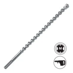 LEMAN Foret SDS Max - 4 Taillants - Béton Armé (différents Diamètres Disponibles)