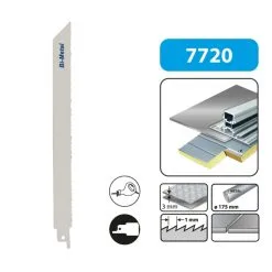 Leman - Carte De 5 Lames Pour Scie Sabre Pour Métal