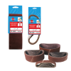 LEMAN - Lot De 3 Bandes Abrasives Sans Fin Corindon (différentes Dimensions) -Outils Maison Magasin lot bandes ss fin1 1393498182