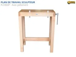 ETABLIS FRANCOIS ÉTABLIS FRANÇOIS - PLS900 Plan De Travail Pour Sculpteur -Outils Maison Magasin site PLS900 SPE